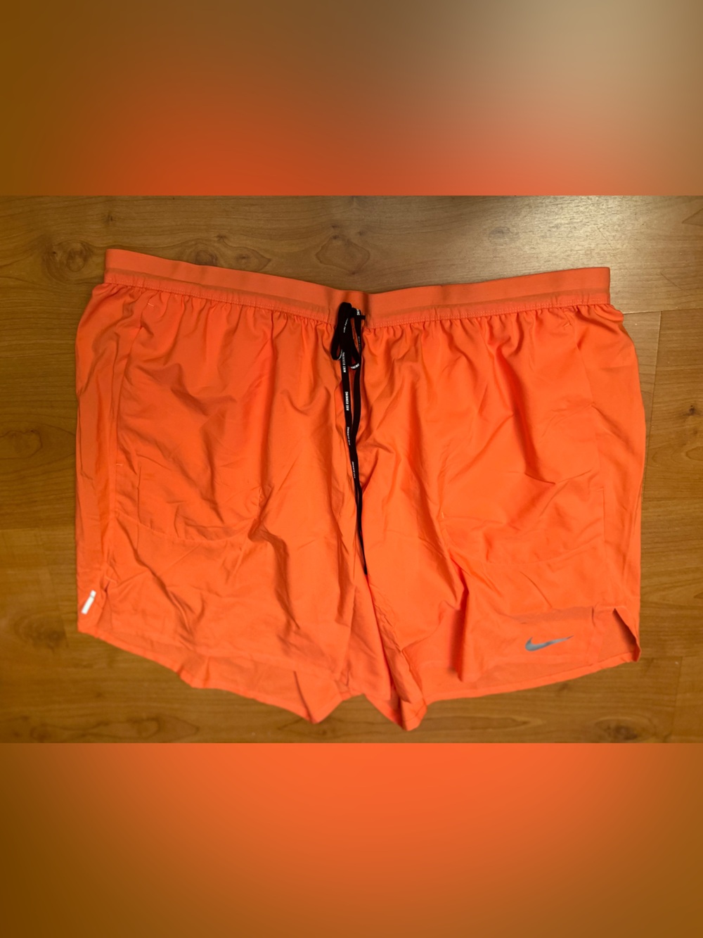 Nike running dry fit standard fit 7” length men’s 4XL shorts reflective swoosh
